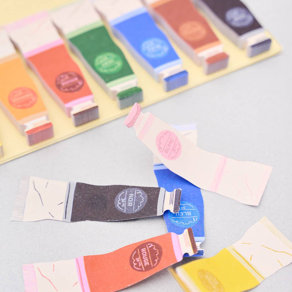 Sticky Tab Notes, Oil Paint