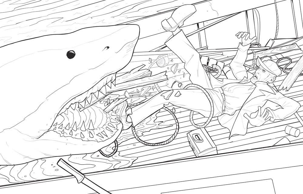 The Official Jaws Coloring Book