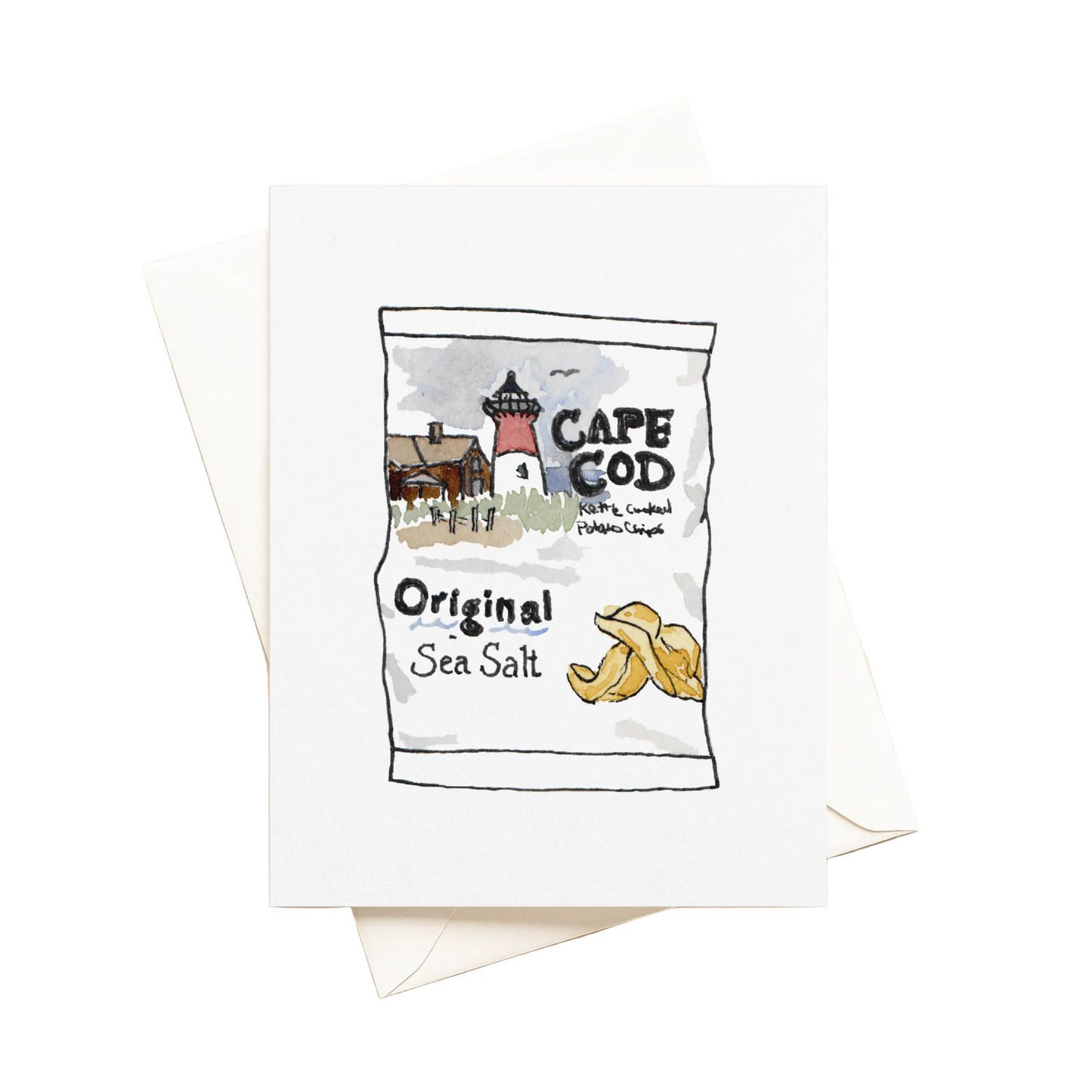 Cape Cod Chips Greeting Card