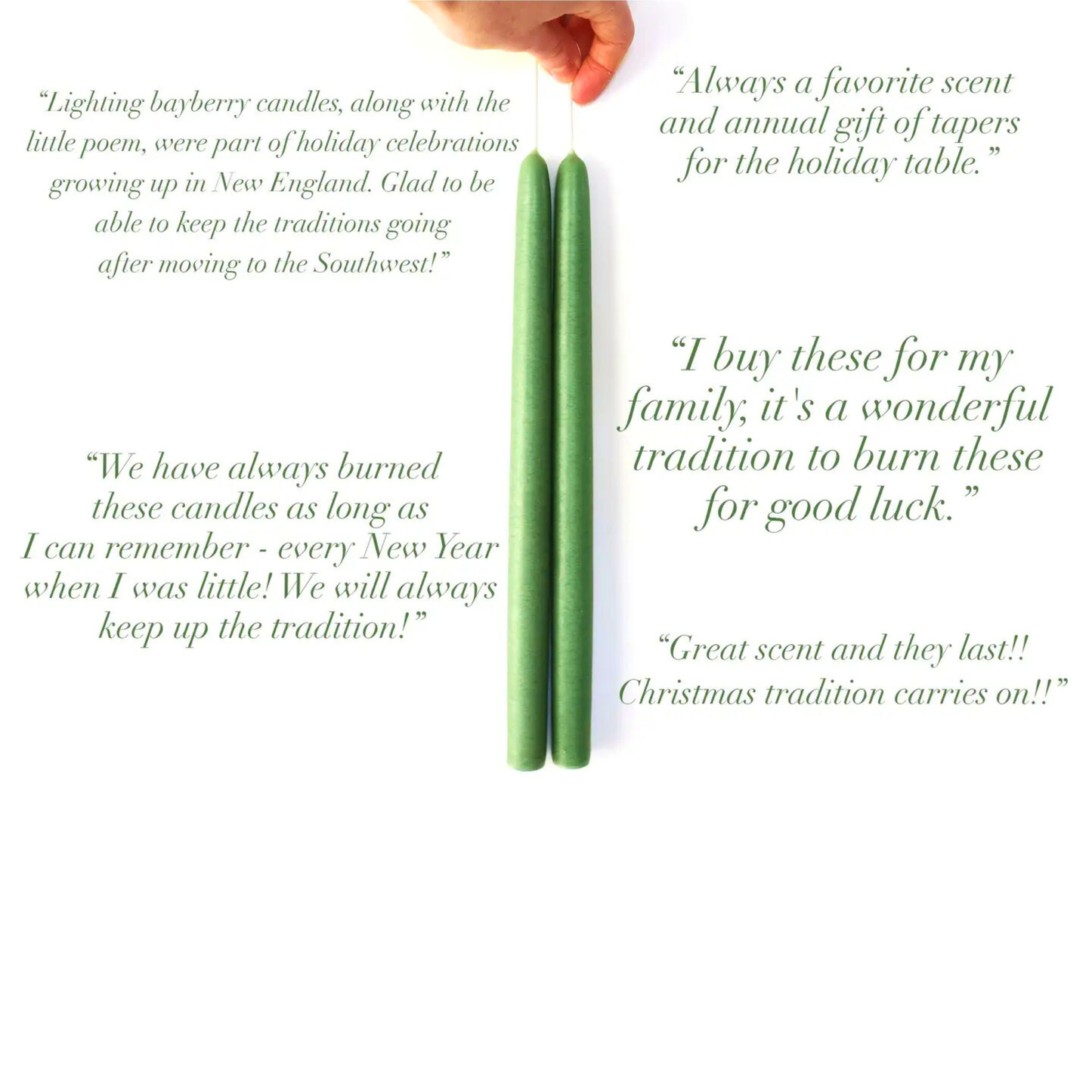 Bayberry Taper Candles