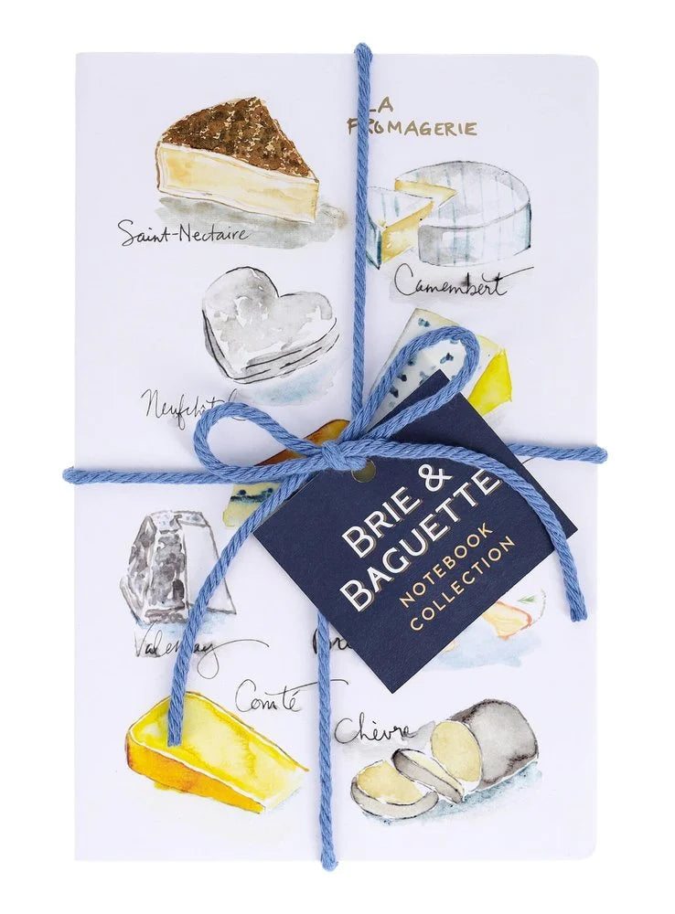 Brie & Baguette Notebooks