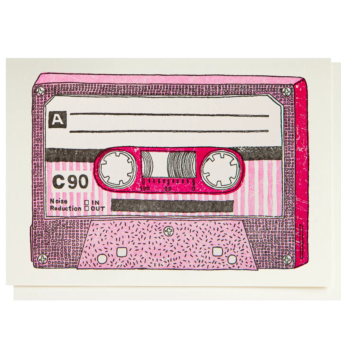 Cassette Tape Notelet Card