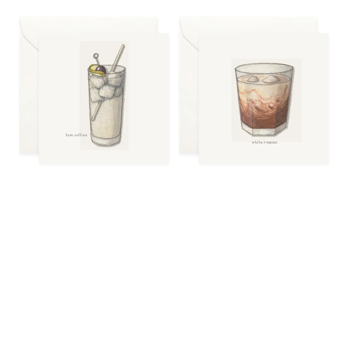 Vodka & Gin Cocktail Cards S/10