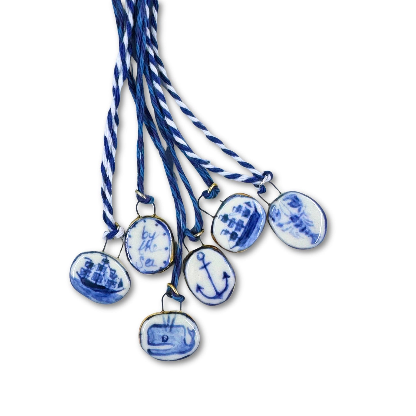 Eloise Rose Porcelain Pendants