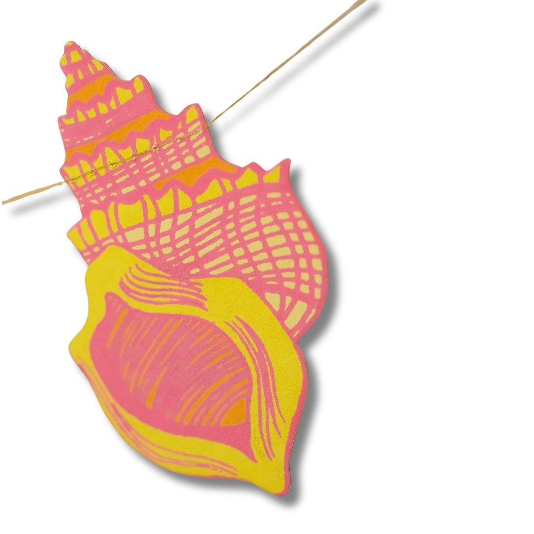 Screen Printed Paper Garland