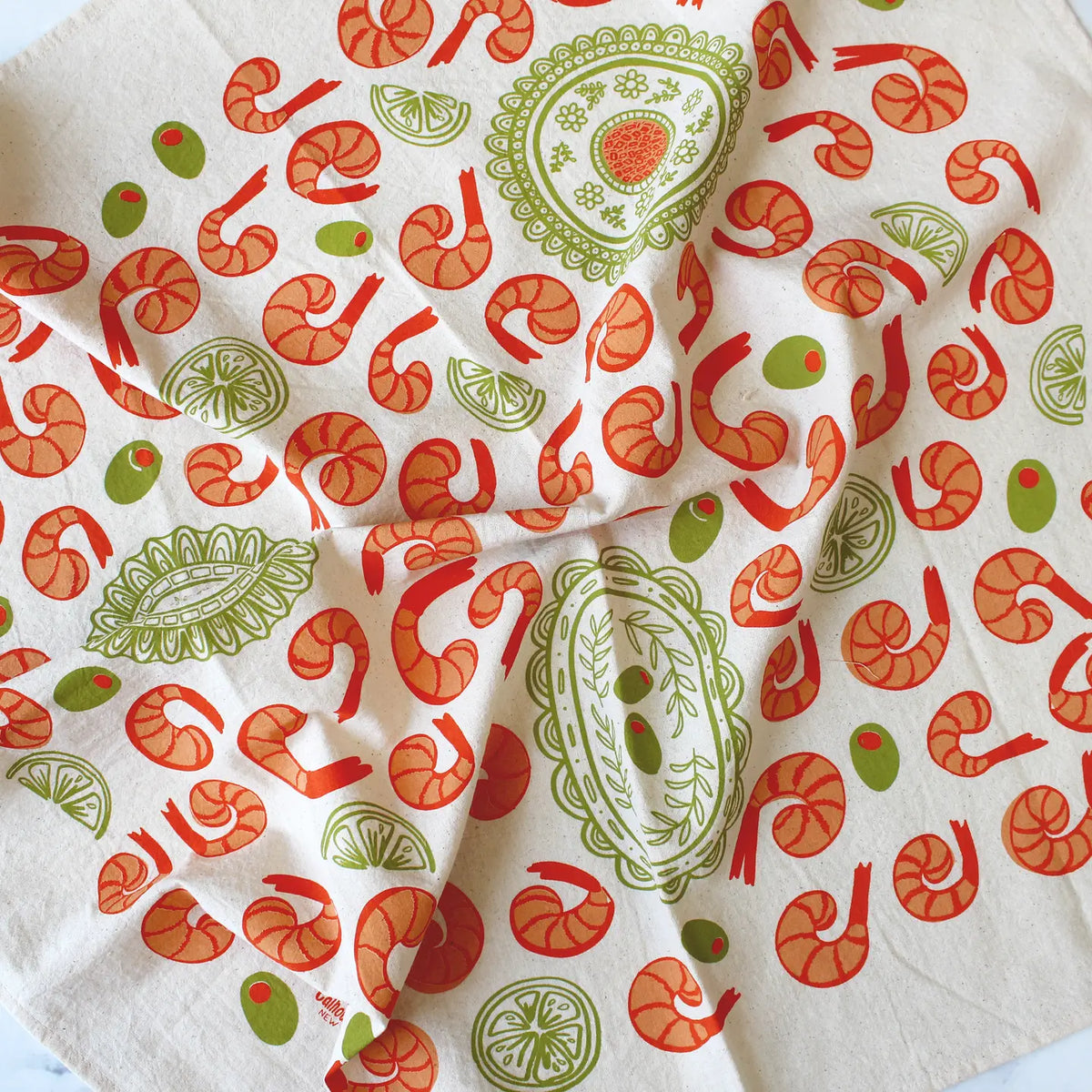 Shrimp Cocktail Tea towel