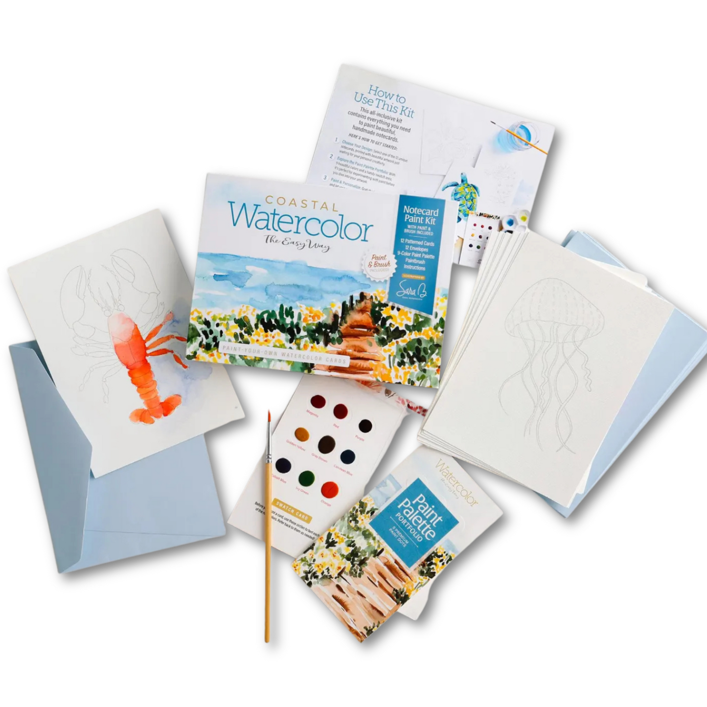 Coastal Watercolor Kit