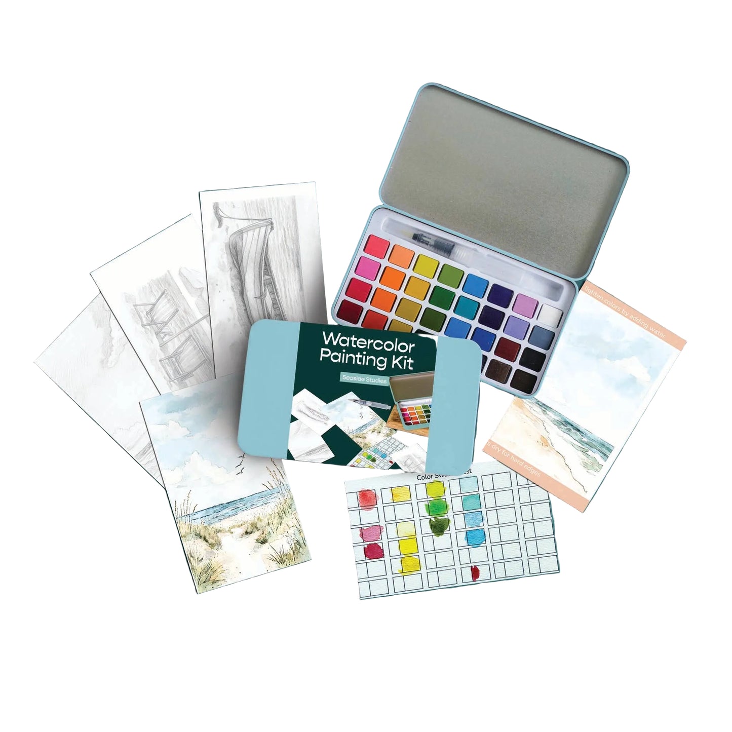 Seaside Watercolor Painting Kits