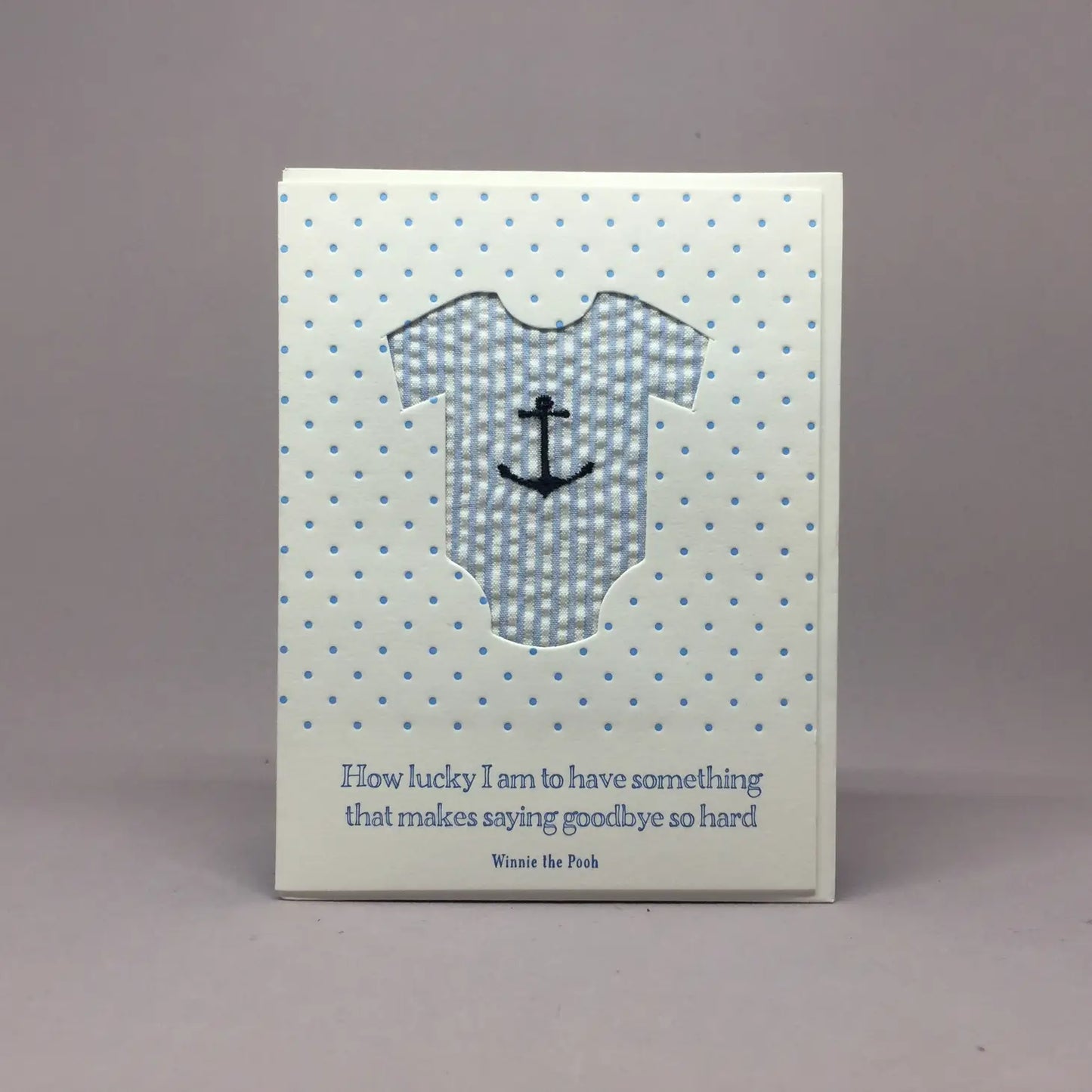 Seersucker Baby Card