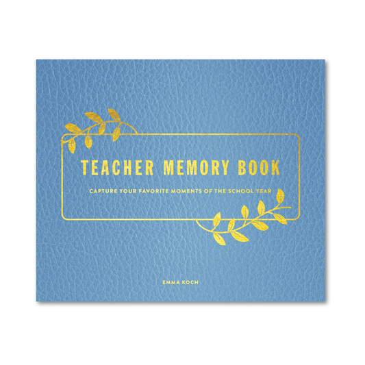 Teacher Memory Book