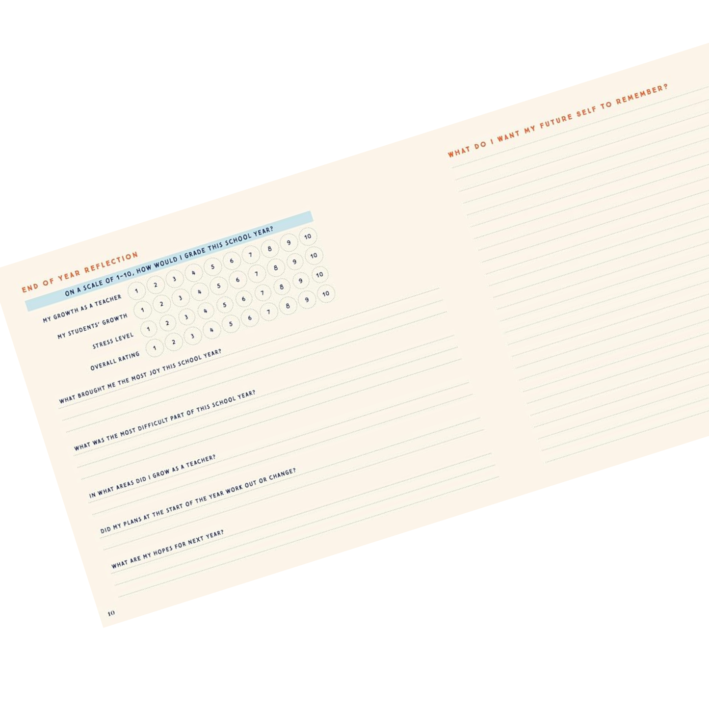 Teacher Memory Book