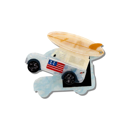 Hand-painted Sail Boat Compact Mirror | Eco-Friendly