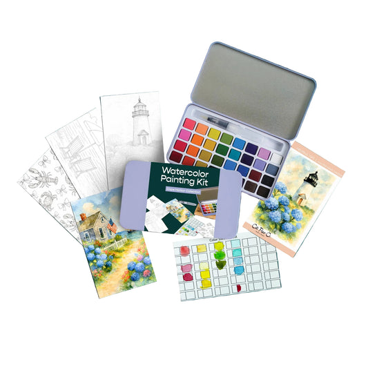 Seaside Watercolor Painting Kits