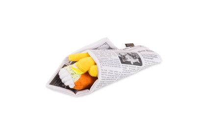 Fish & Chips Dog Toy