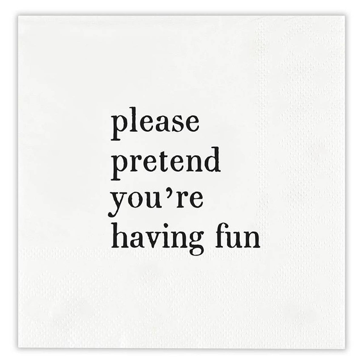 Just Saying Cocktail Napkins
