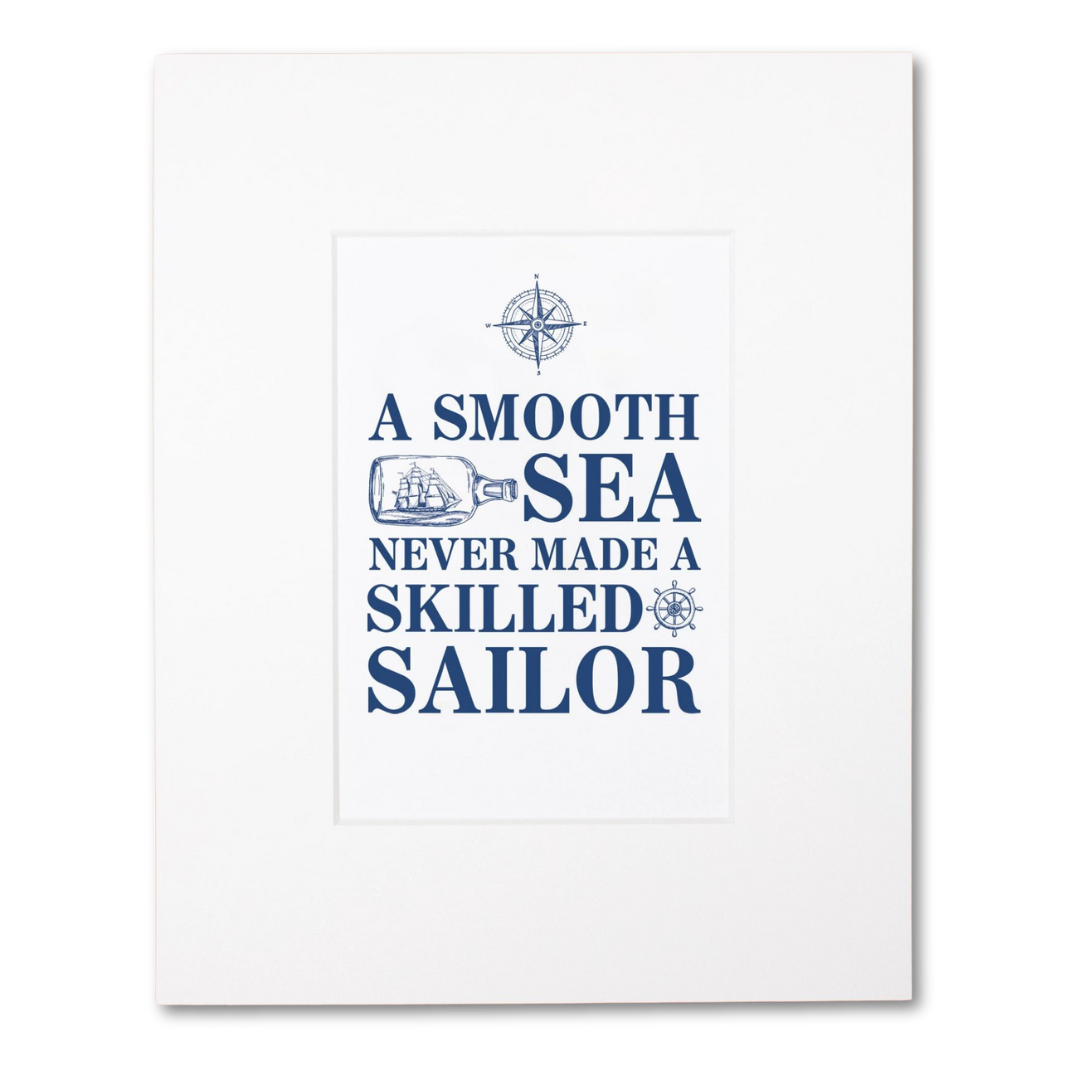 A Smooth Sea Print