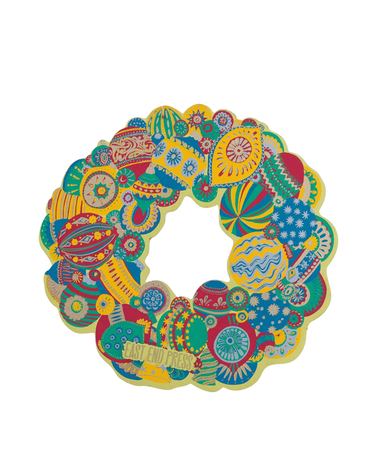 Bauble Board Wreath
