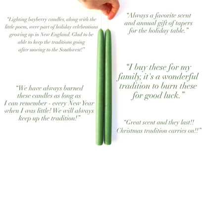 Bayberry Taper Candles