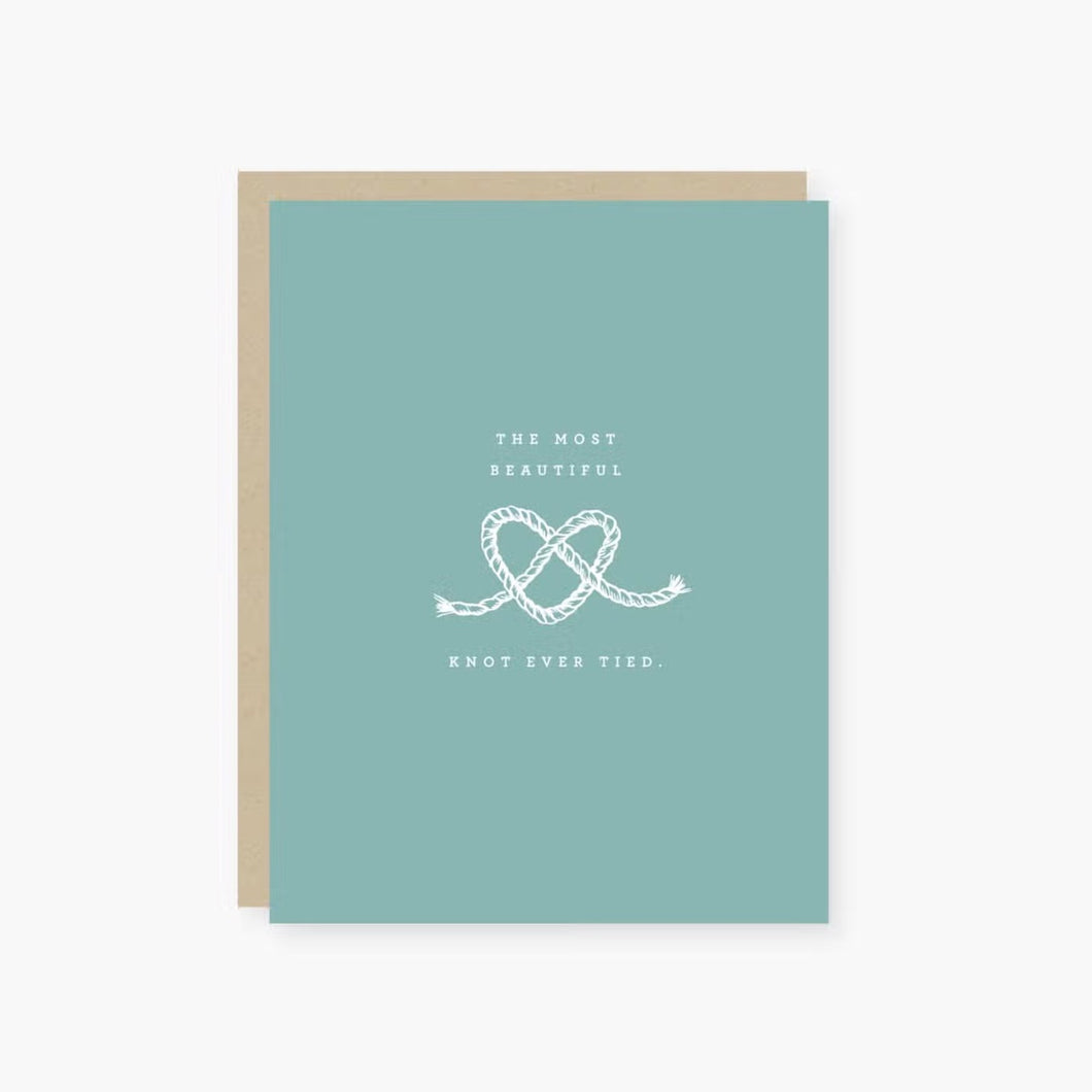 Beautiful Knot Wedding Card