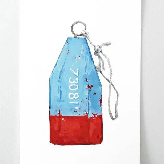 Buoy Watercolor Prints