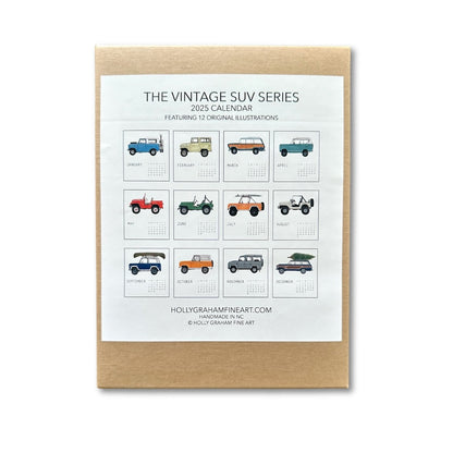 Vintage SUV Desk Calendar