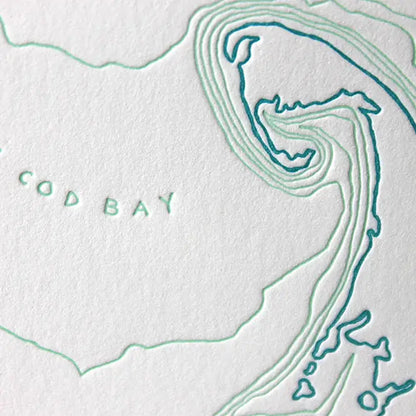 Cape Cod Letterpress Notecard Set