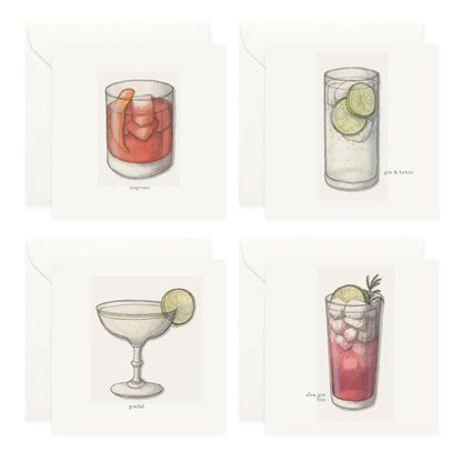 Vodka & Gin Cocktail Cards S/10