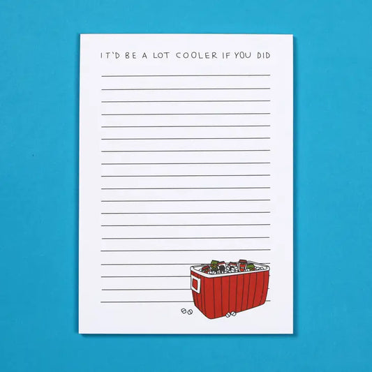 Cooler Notepad