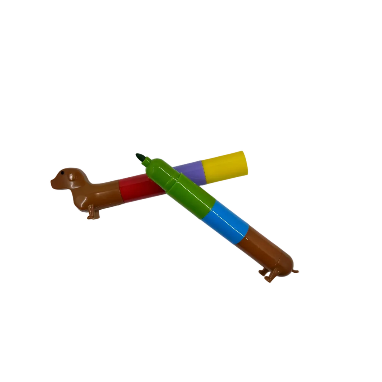 Rainbow Dachshound Markers