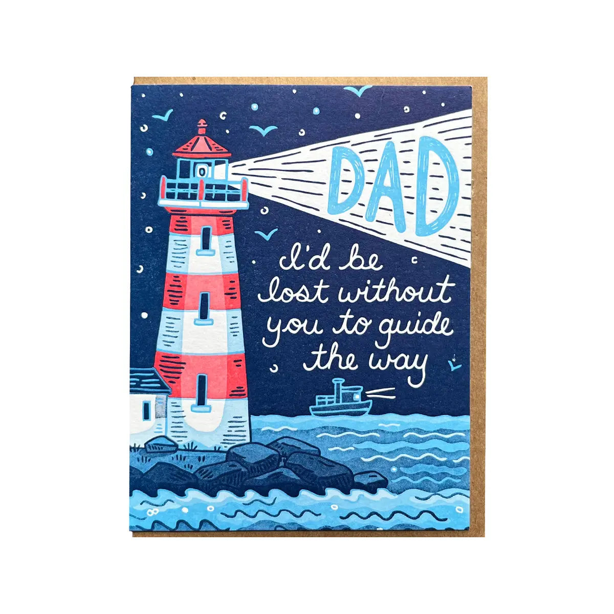Mom & Dad Lighthouse Cards