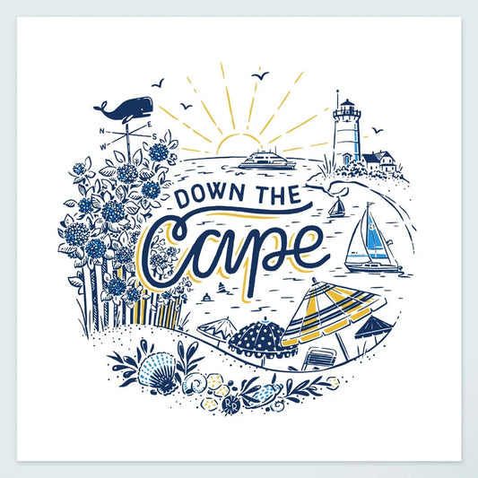 Down the Cape Print