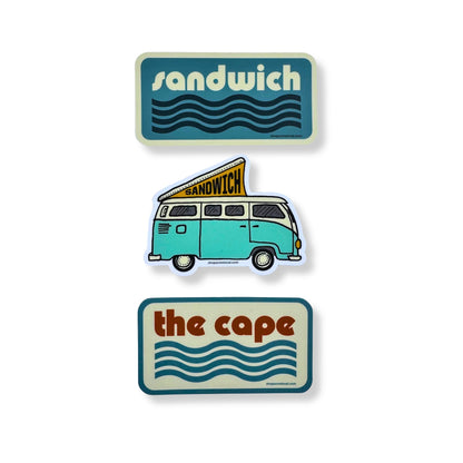 Retro Cape Stickers