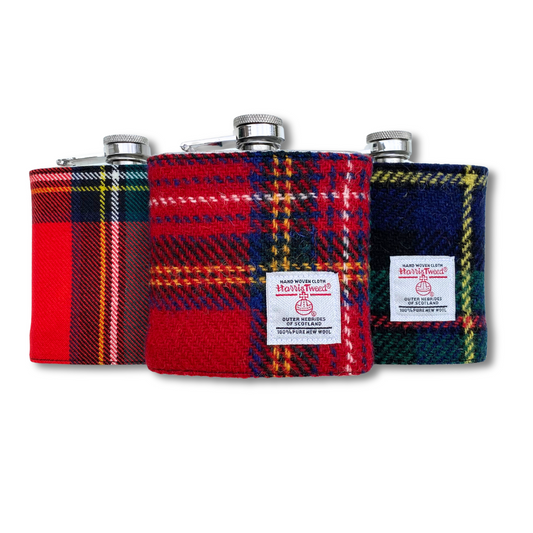 Plaid Hip Flasks