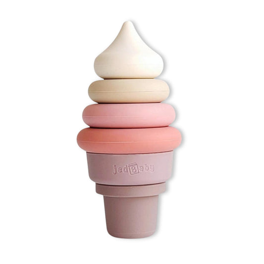 Silicone Ice Cream Stacker Toy