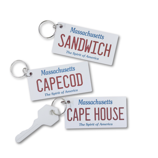 Cape Vanity Plate Keychains