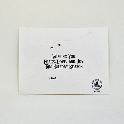 Letterpress Lobster Ornament Card