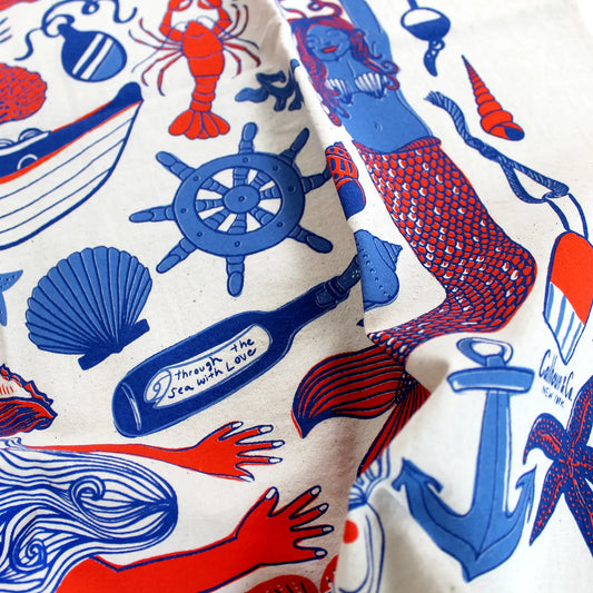 A Mermaid's Dream Tea Towel