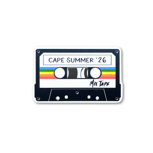 Cape Summer Mix Tape Sticker