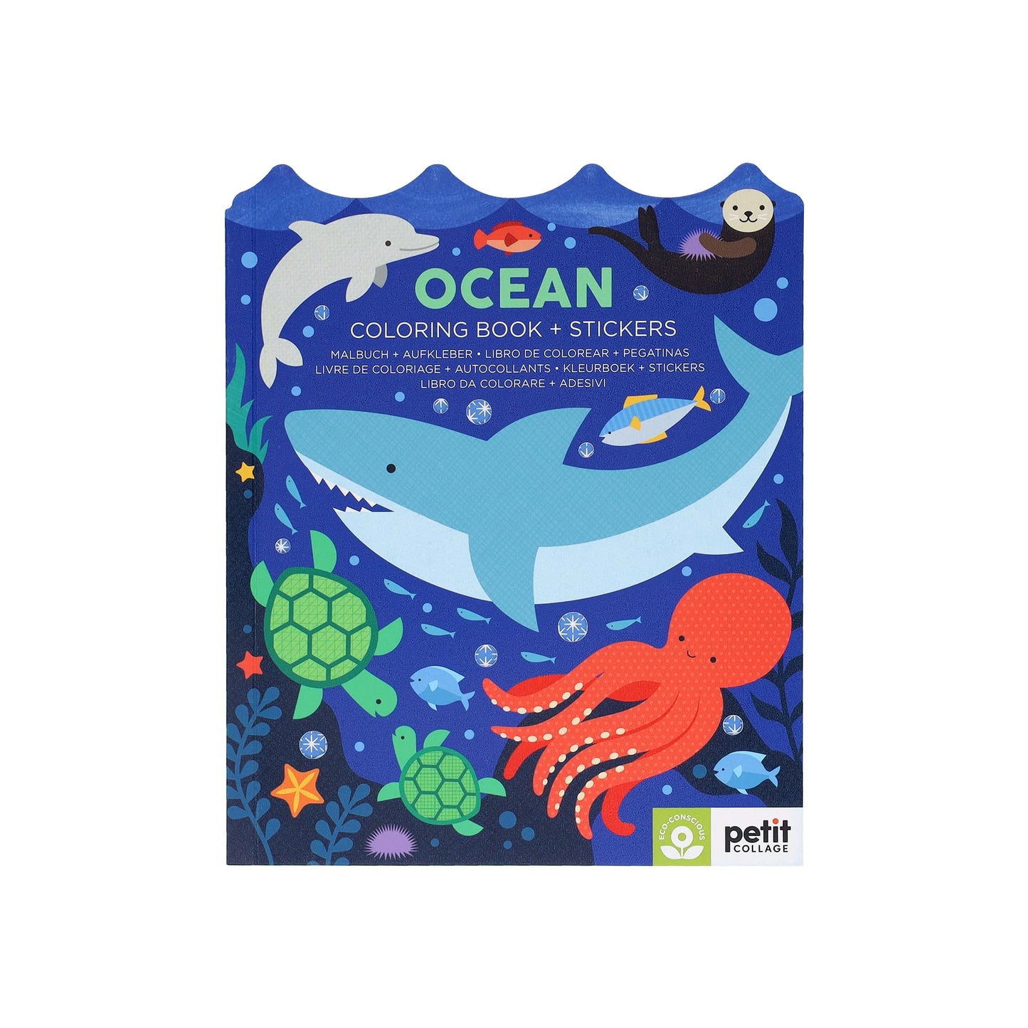 Ocean Coloring & Sticker Book