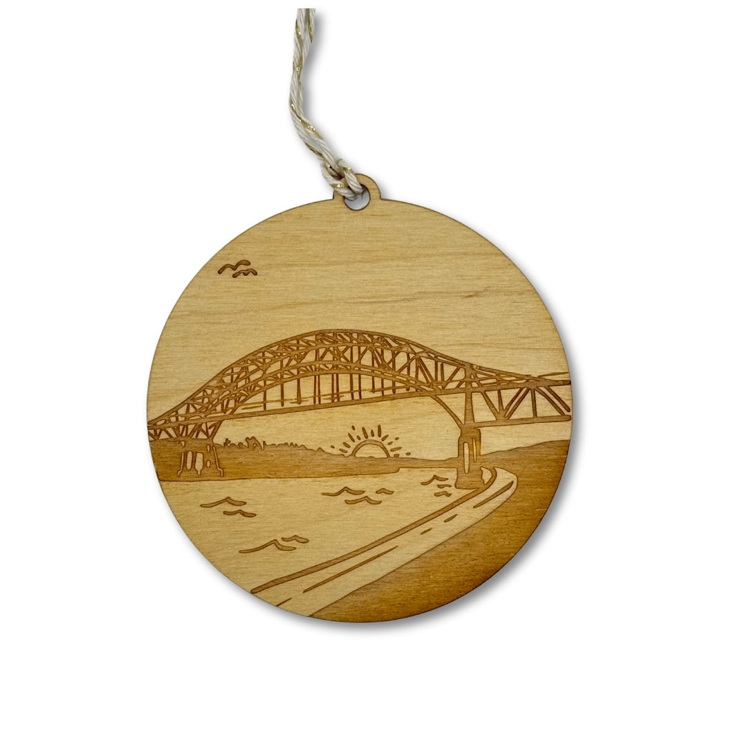 Wood Cape Cod Ornaments