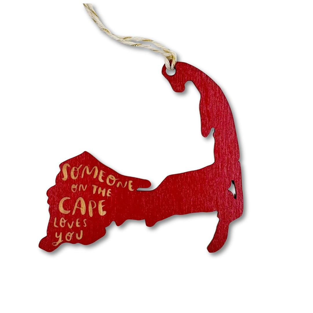 Wood Cape Cod Ornaments