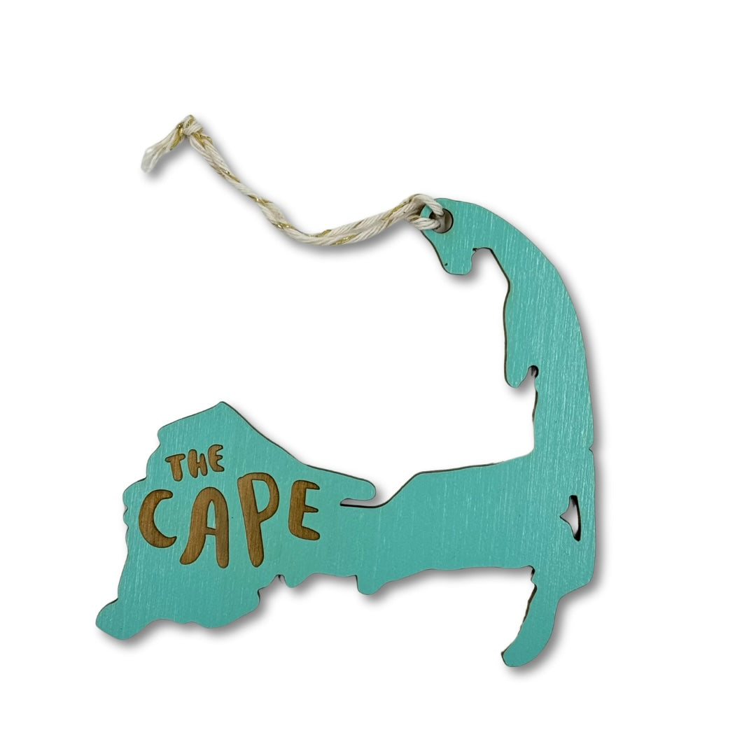 Wood Cape Cod Ornaments