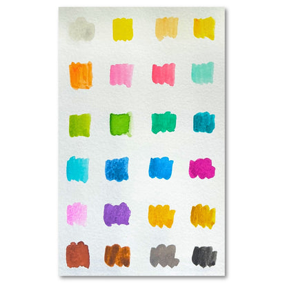Watercolor Paint Set - 24 Colors