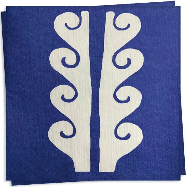 French Blue Paper Napkins