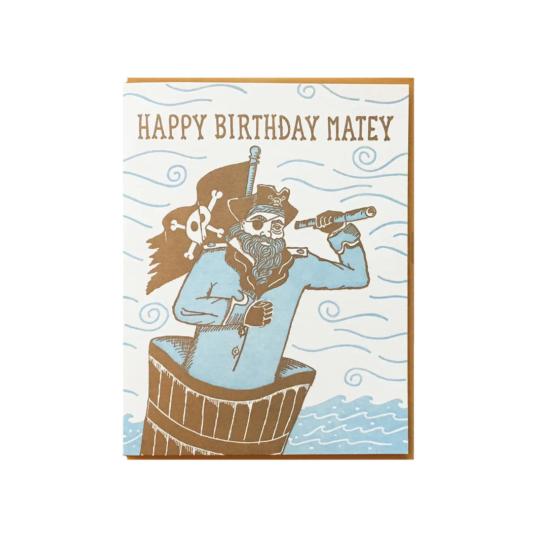 Happy Birthday Matey Card