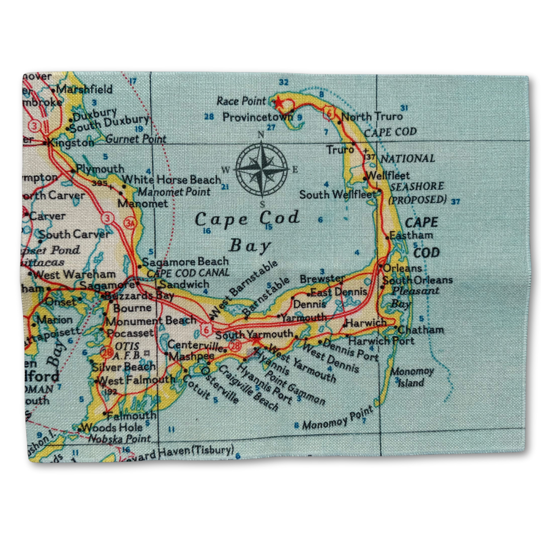 Vintage Cape Map Placemats S/4