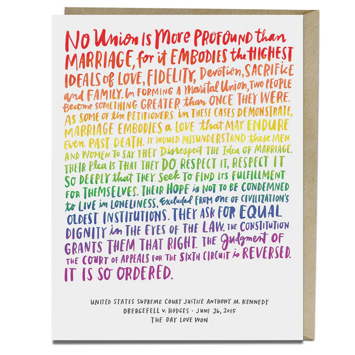 Love Wins Card