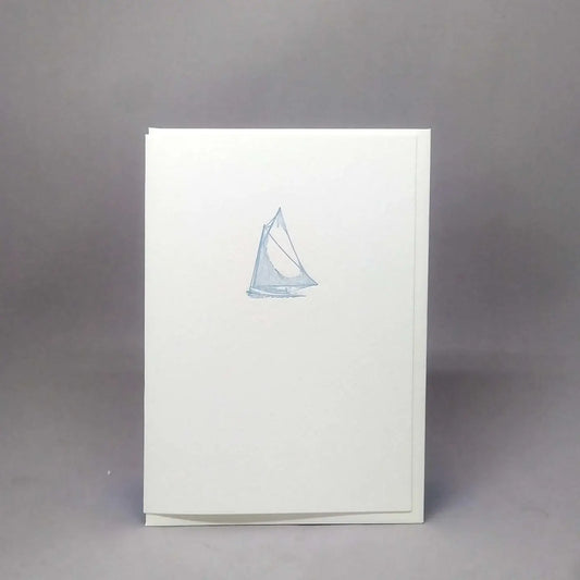 Sailboat Letterpress Cards S/6