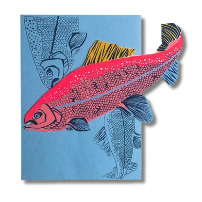 Screen Printed Fish Cards