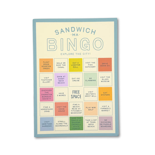 Sandwich & Cape Bingo Cards